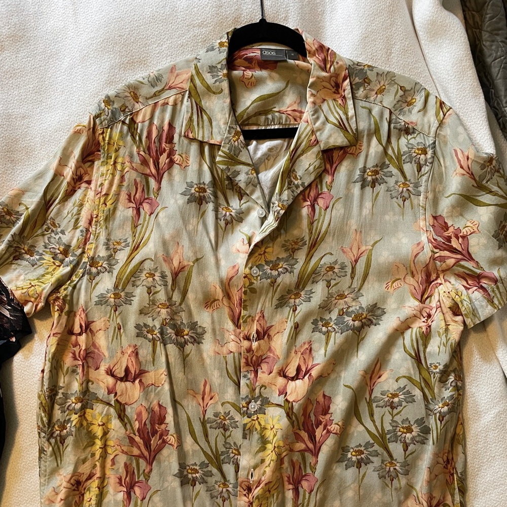 ASOS button up floral print